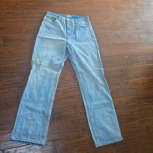 Avec les filles wide leg light denim jeans  size 30